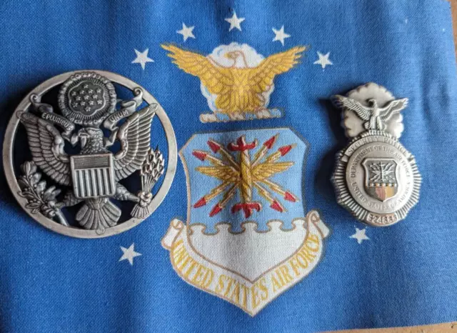 Air Force USAF Air Force mini pin Security Police, Eagle Insignia Free Shipping