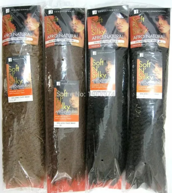 Sensationnel Soft N Seidig Afro Naturhaar Kinky/Twists/Zopf/Marley 24 Zoll 3