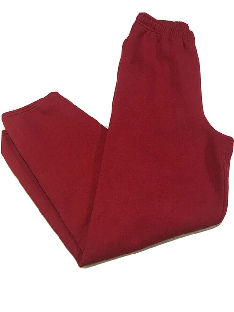Hanes Just4fun Sweat / Jogging Pants Red Unisex Youth Sz X Large (16/18) shirt72