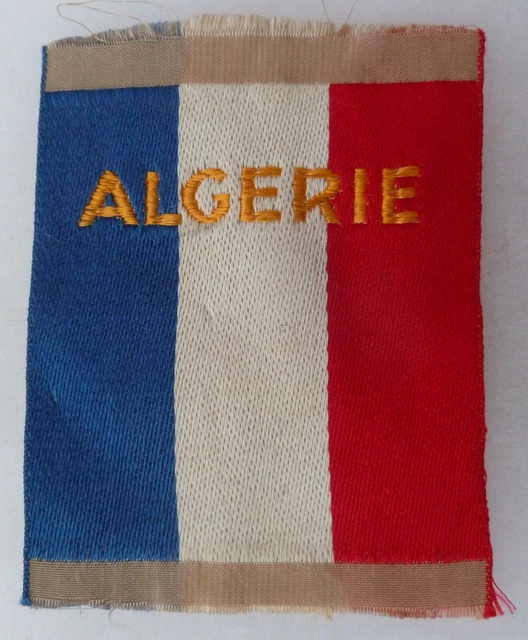 INSIGNE TISSU UT ALGERIE Unités Territoriale AFN Police Garde Commando