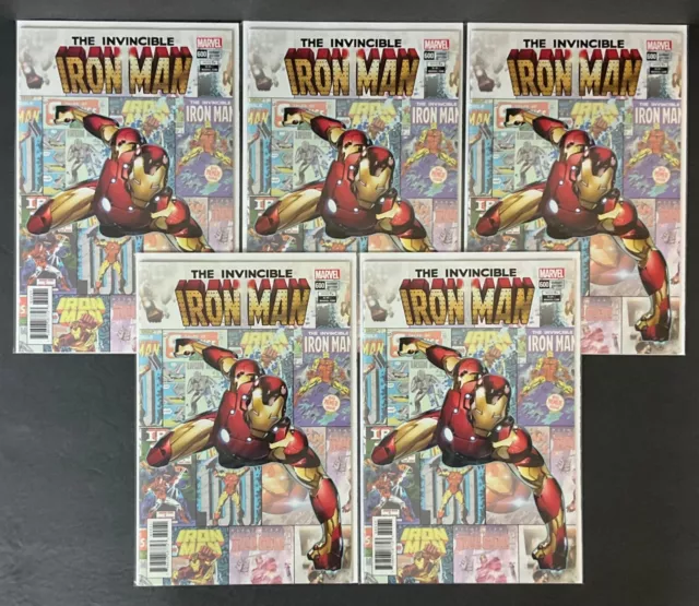 Invincible Iron Man #600 Olivier Coipel 1:25 Variant *LOT OF 5 COPIES*