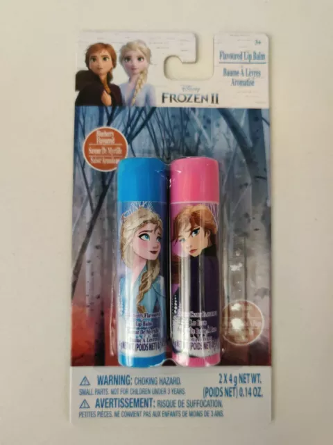 Frozen II Blueberry and Cotton Candy Flavored Lip Balm