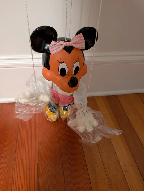 VINTAGE PELHAM DISNEY Minnie Mouse Marionette Puppet - 18