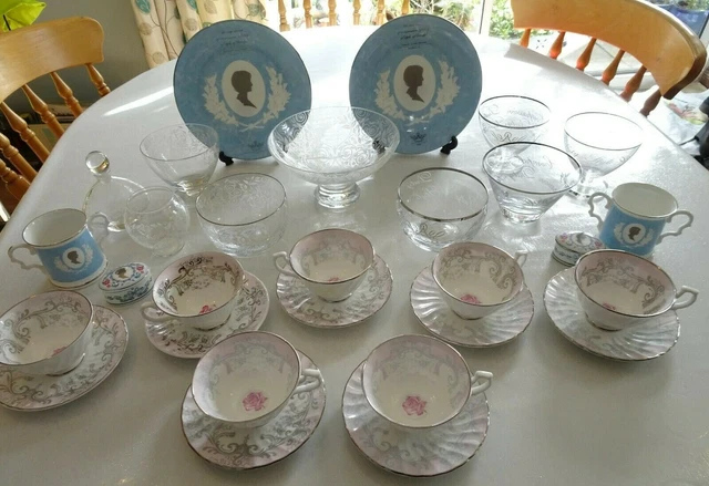 PRINCESS DIANA ALTHORP House Commemorative RARE Bone China Crystal ...