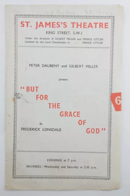 1947 But For the Grace of Go St James's Theatre Stuart Lindsell, Hugh Mcdermott