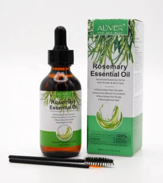 NATURAL ROSEMARY OIL Stimulates Hair Growth Treatment Treat Dry Damaged Hair