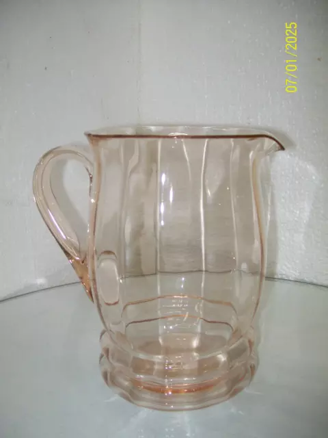 MacBeth-Evans Pink Depression Glass 80 oz Pitcher