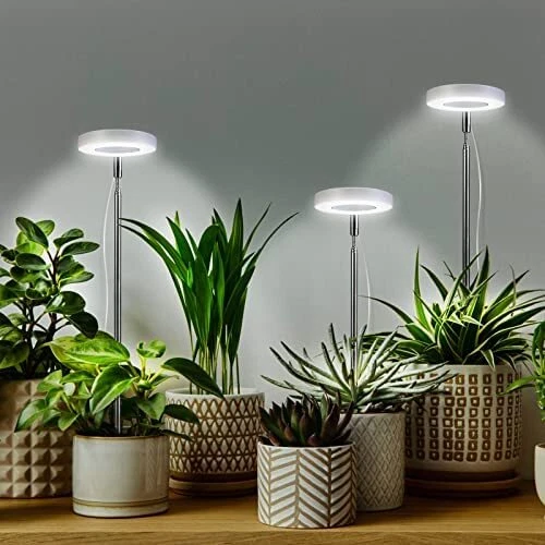 USB LED Pflanzenlicht Vollspektrum Grow Pflanzenlampe Wachstumslampe Timer