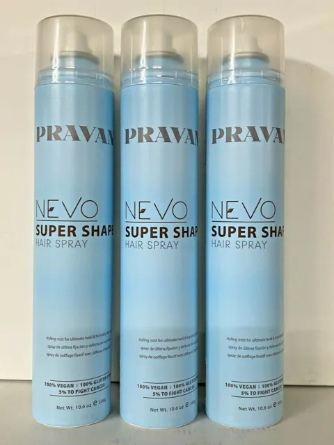 Pravana Nevo super shape hair spray 10.6 oz 3 pack