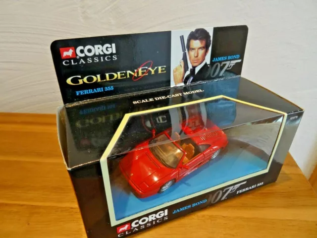 Ferrari 355 GTS James Bond 007 Golden Eye 1:43 Corgi in OVP 92978