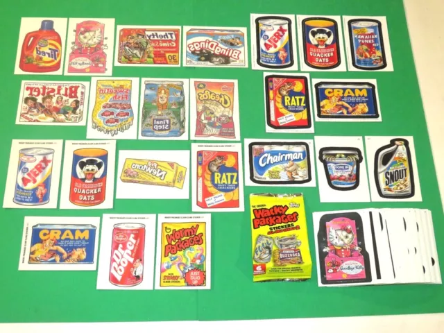 2005 Topps Wacky Packages ANS2 All-New Series 2 STICKER 55 CARD SET + 23 INSERTS