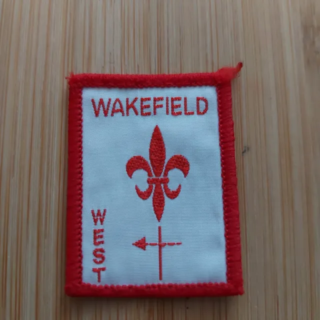 UK Scouting District Single Badge Wakefield West