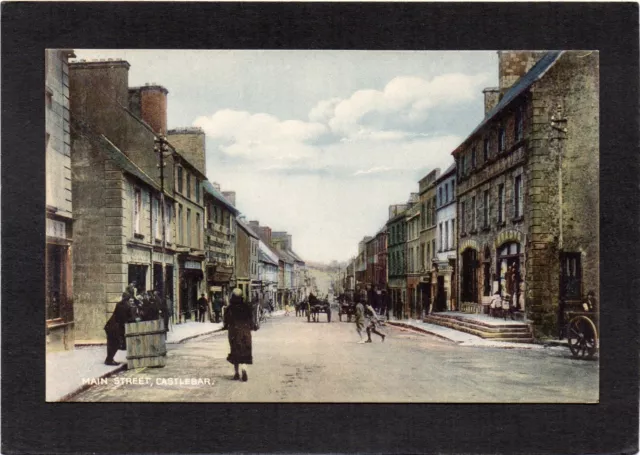 Main Street, CASTLEBAR, Co.Mayo, Ireland.  Publ:- Milton "Renowned" Series