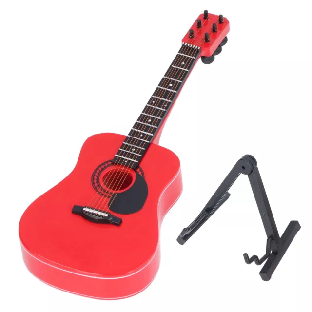 Achat Mini guitare classique miniature en bois avec support et