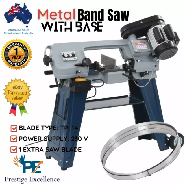 Band Saw Bandsaw Metal Cutting Machine Electric Sawing 230 V with Extra Blade AU