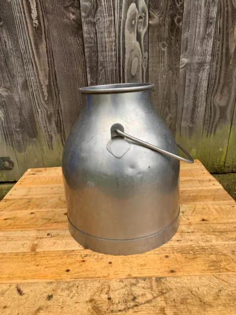 Stainless Steel Milking Parlour Bucket * Vintage Milk Churn - used