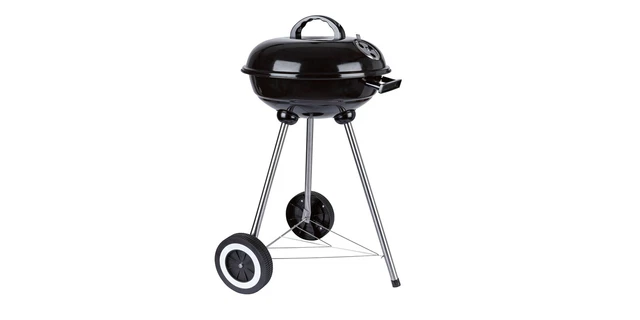 Grillmeister Kugelgrill Ø34cm Grillen mit Ablage verchromter Grillrost *besch.VP
