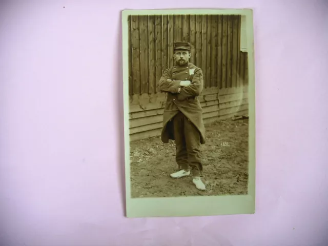 CPA Military War Photo Card Soldier Character circa 1915
