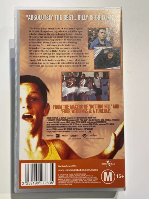 Billy Elliot Vhs Video Cassette Julie Walters Gary Lewis Jamie Bell Billy Elliot Vhs Video Cassette Julie Walters Gary Lewis Jamie Bell