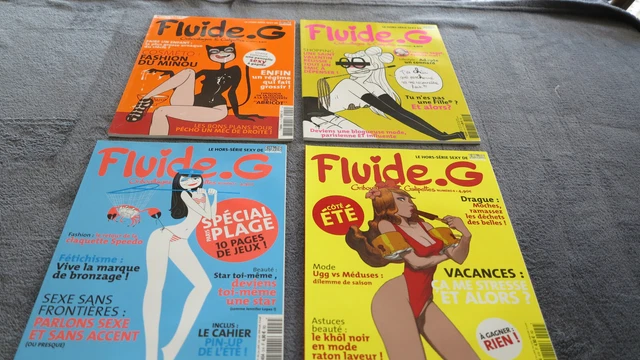 fluide glacial lot de 11 numéros FLUIDE G + N° 1 de FLUIDE GLAMOUR 2