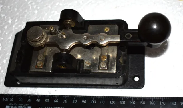 Vintage Morse key. Unknown manufacturer