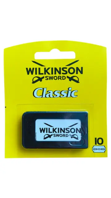 Wilkinson Sword Classic Rasierklingen für Rasierhobel 10er Pack