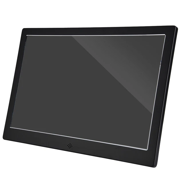 12" HD TFT LED Aleación de Aluminio Marco de Foto Digital Reloj Alarma MP3/4 Película NUEVO