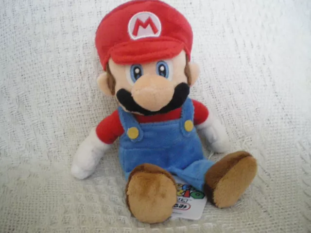 NINTENDO SANEI SUPER Mario Bros Soft Plush Toy Figure 8 Mario New NWT EUR 21 64 PicClick FR