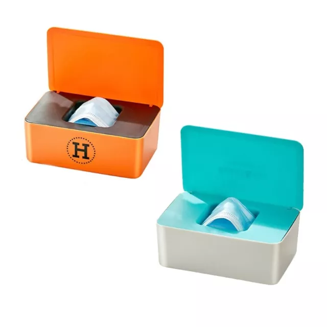 Desktop Storage Box Household Wet Tissues Dispenser Holder with Lid for