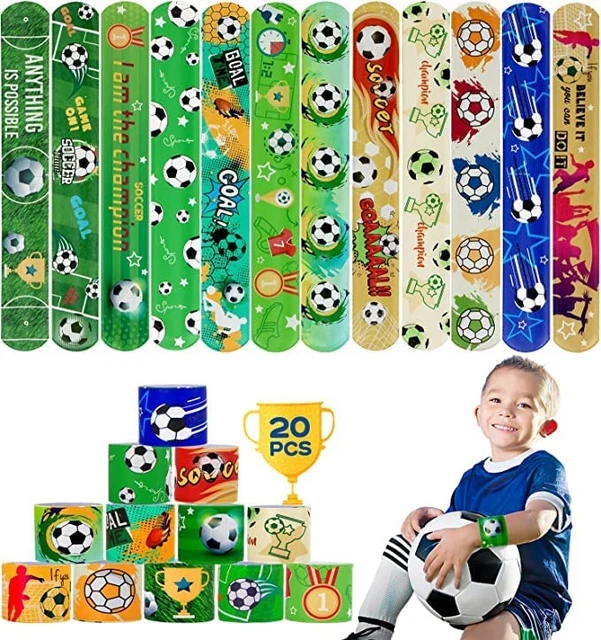 20 PIEZAS Pulseras de bofetada para niños Fiesta de cumpleaños Favores Caja del tesoro Juguetes para niños