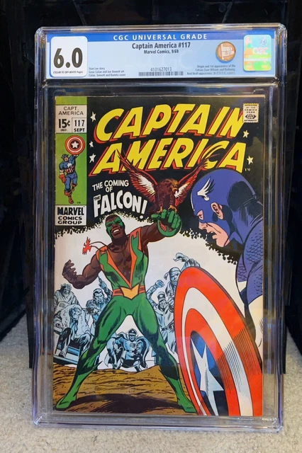 Captain America #117 CGC 6.0 1st appearance of Falcon