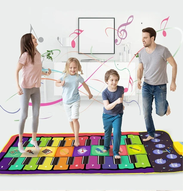 Tapis Musical Pour Bébé Enfant Jouet Clavier de Piano Avec Les Pieds Danser Jeux