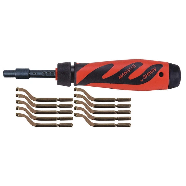 SHAVIV 155-00181 Deburring Tool Set,E Series