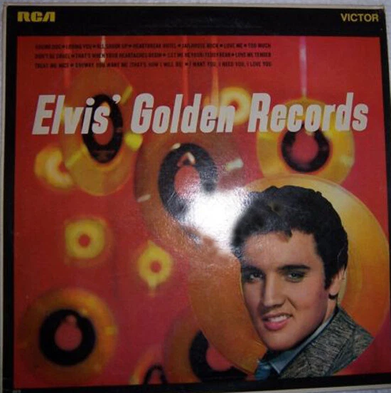ELVIS PRESLEY - Elvis' Golden Records (1958) unique INDIA issue LP RCA Victor