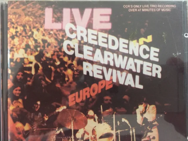 CREEDENCE CLEARWATER REVIVAL - Live In Europe CD 1987 Fantasy / Festival AS NEW!