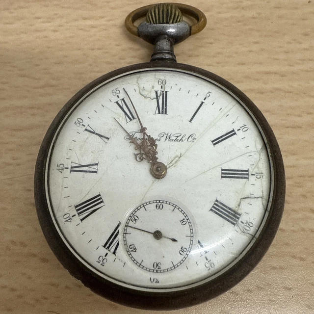 Mouvement De Montre De Col Mécanique - Balancier Fonctionnel, Vendu Pour Pièces Ou Réparation