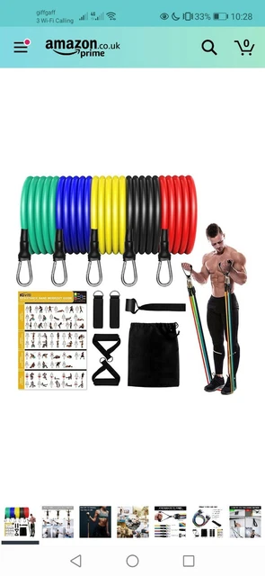 KOVITI RESISTANCE BANDS Set 12 pcs Home Gym Equipment Men Women Outdoor Home 34.99 PicClick UK