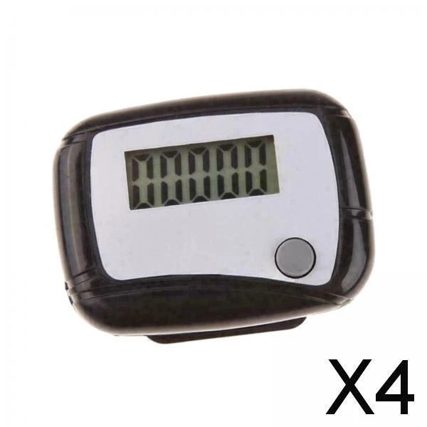 4X STEP COUNTER Pedometer Multifunctional Convenient Walk Motion Belt