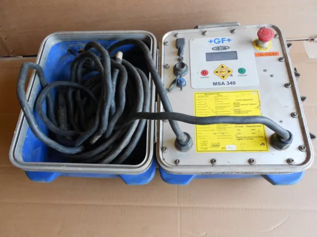 Georg Fisher Msa 340 Central Electrofusion Plastic Pipe Welder Machine