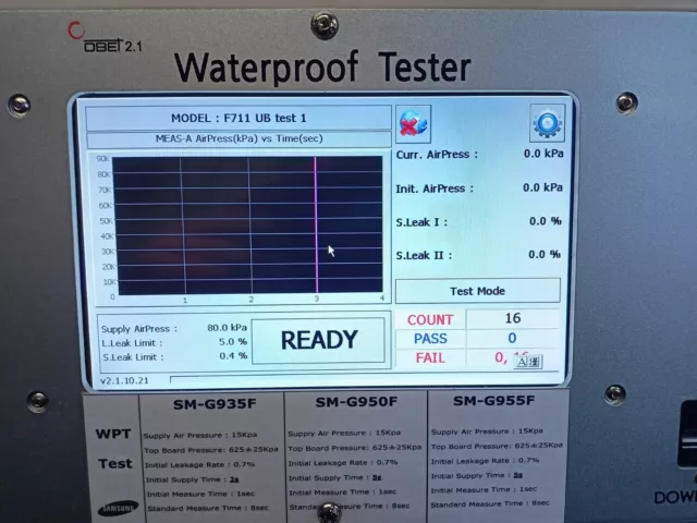 Water Proof Tester OBET 2.1 Samsung service 2