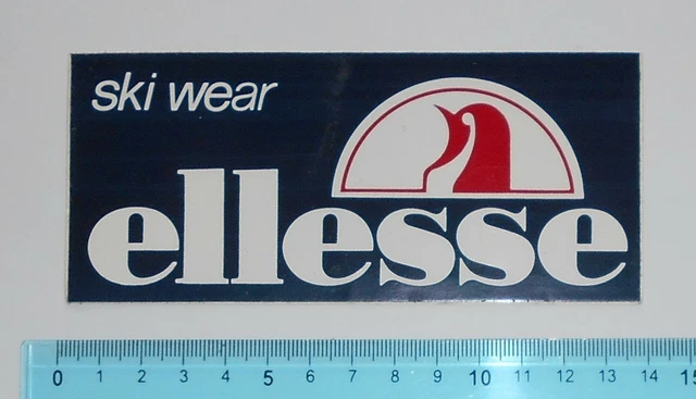 Adesivo Sticker Vintage – Autocollant Original Surf Ellesse, Années 80, Fabriqué En Italie