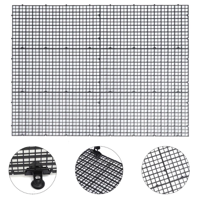 Plastic Grid Fish Tank Divider Serving Tray Trays Partition Plate