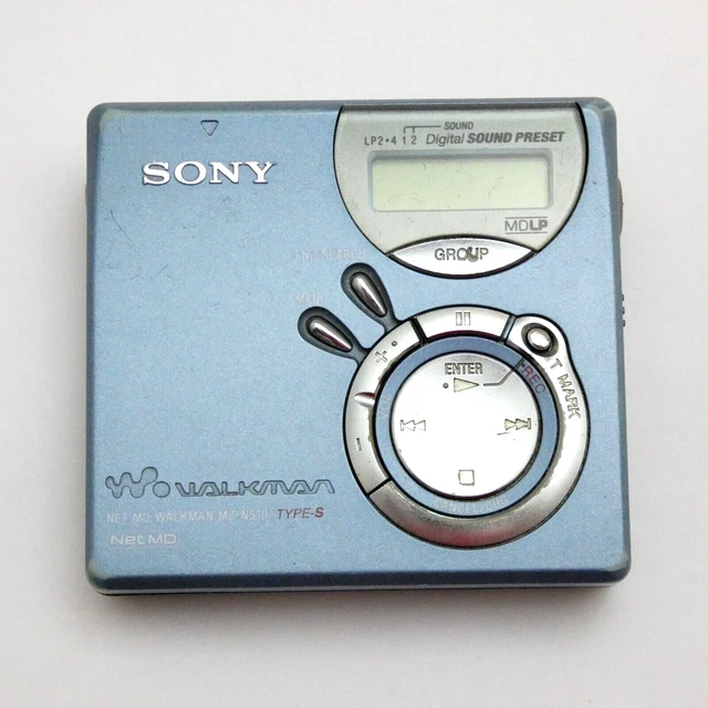 SONY MZN510 PORTABLE Minidisc Recorder Player Walkman TypeS Net Md