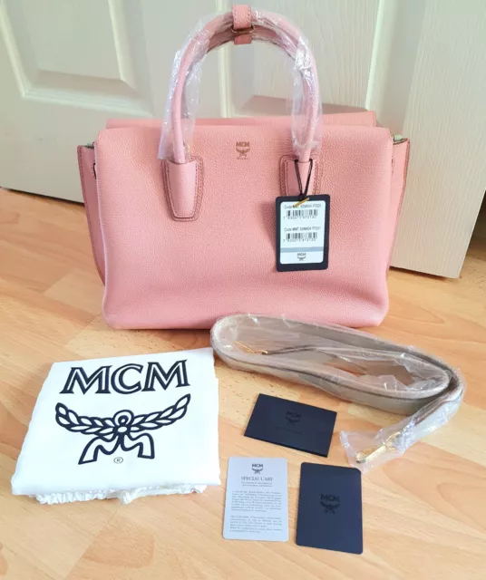 MCM Portuna Medium Clear Shopper Tote Bag
