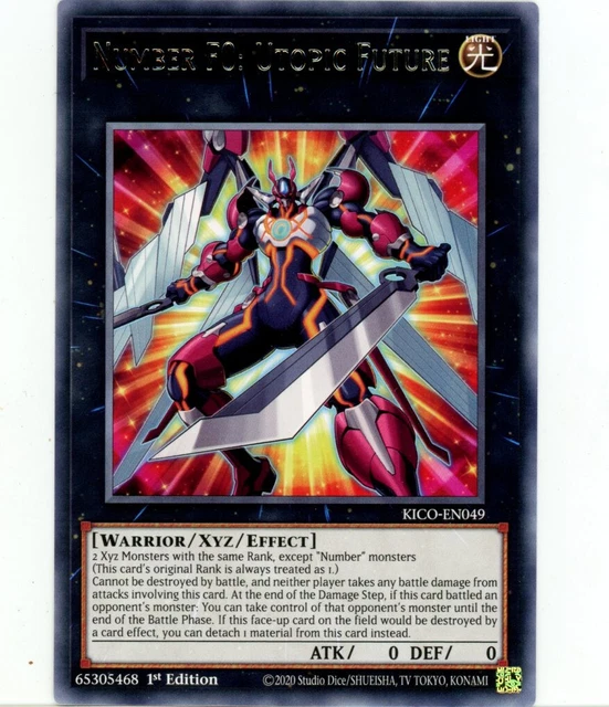 YGO KICO-EN049 R Number F0: Utopic Future KICO-EN049 Yu-gi-oh La Cour du Roi