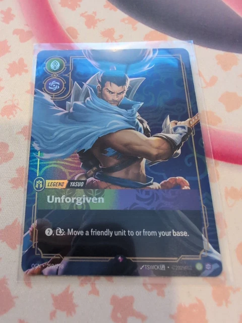 YASUO - UNFORGIVEN 259/298 Rare Riftbound League of Legends £2.76 ...