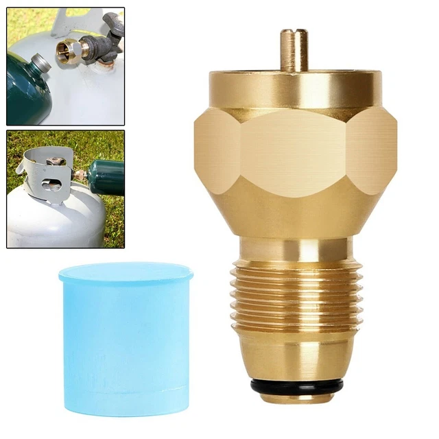 Adaptateur De Recharge Propane 1Lb - Raccord Laiton Pour Bouteille De Gaz Camping