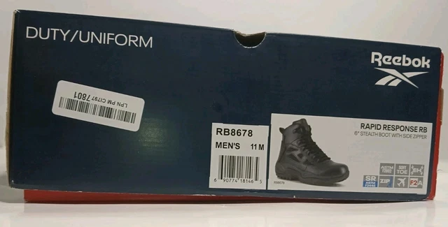 REEBOK MEN'S RAPID Response RB Stealth Boot RB8678 Size 11 Men's Work ...