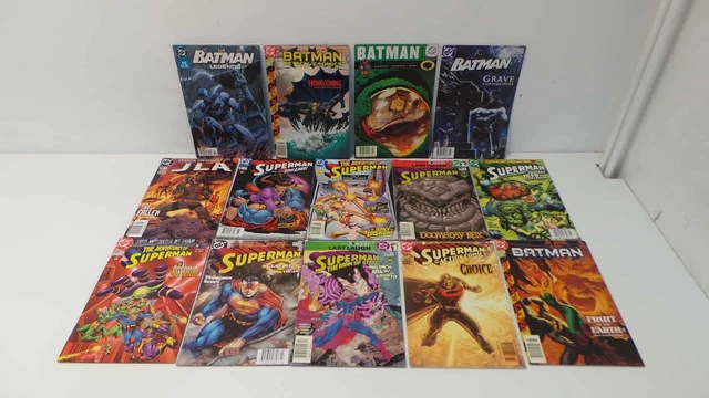 Job Lot DC Comics - Superman Batman Justice League x14