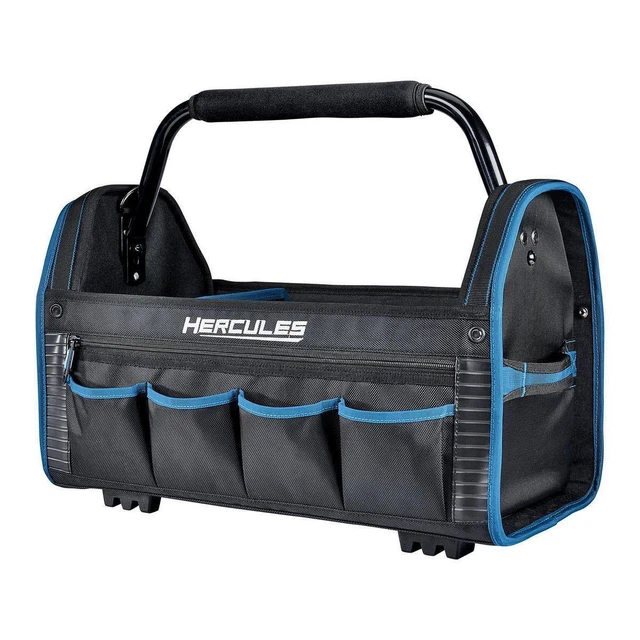 20 in. Tool Tote Bag Storage Organizer with 21 Pockets Heavy Duty